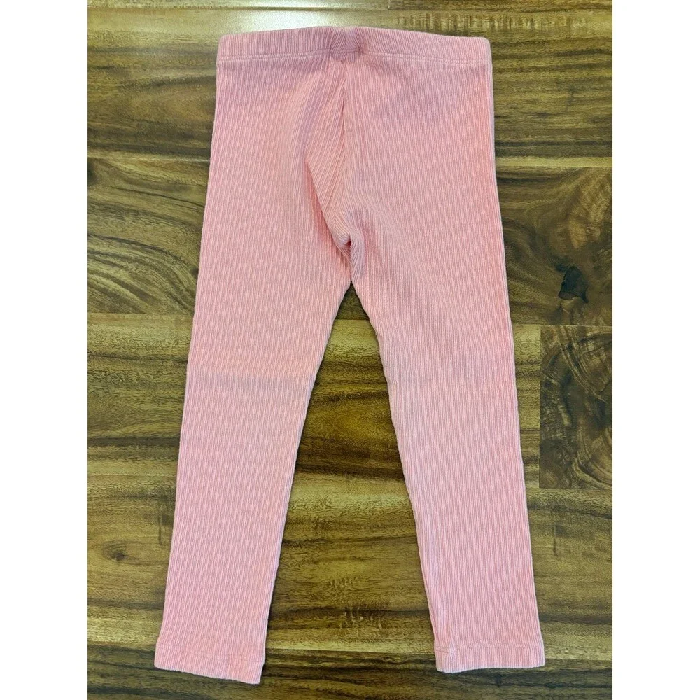 Tea Collection Textured Leggings, Pink, Size 4T